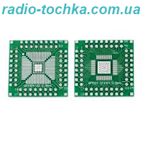 Плата друкарська перехідник QFP64-32-DIP шаг 0.5/0.8мм