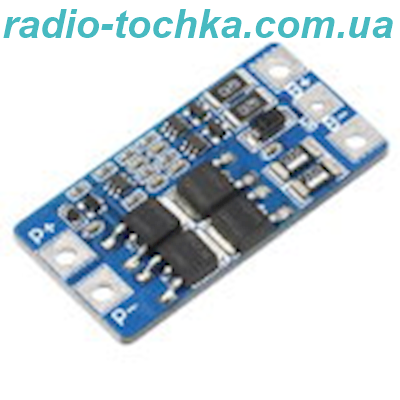 Плата захисту Li-ion 18650 PCB(BMS) 2s 7.4-8.4V 10A