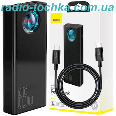 Power bank Baseus Amblight Digital Display Quick Charge 65Wmax 30000mAh