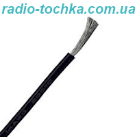 Провід монтажний 22AWG (60*0.08) силіконовий чорний