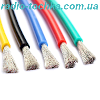 Провід монтажний 8AWG (165*0.24) UL1015 силіконовий синій