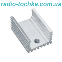 Радіатор 17х15х10мм із ніжкою для корпусу TO-220 білий