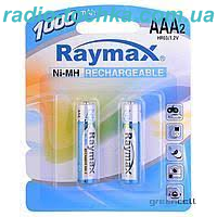 RAYMAX 1000mAh 1.2V AAA аккумулятор