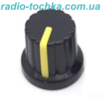 Ручка до резистори пластмасова 9x14 h19 вн.6 (AG9)