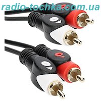 Шнур AUDIO-VIDEO 2 штекера RCA x 2 штекера RCA 2м GOLD