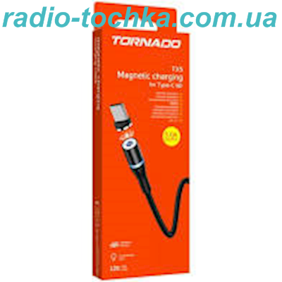 Шнур магнитный шт.USB-L/Lightning  (айфон) Tornado TX5 2.4A 1.2м