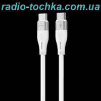 Шнур шт.Type-C x шт.Type-C Proove Soft Silicone 60W (1m) white