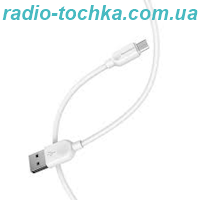 Шнур шт.USB x шт.microUSB Borofone BX14 2.4A 1м White