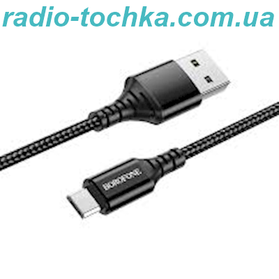 Шнур шт.USB x шт.Type-C Borofone BX54 3A 1м Black