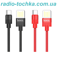 Шнур  шт.USB x шт. Type-C HOCO U55 Outstanding 1.2м (black)