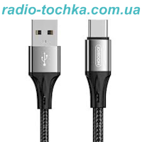 Шнур шт.USB x шт.Type-C HOCO X14 3A 1.0м Black