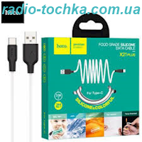 Шнур шт.USB x шт.Type-C HOCO X21 Silicone 3A 2м White