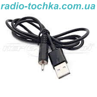 Шнур живлення (кабель) штекер "папа" USB x штекер "папа" 2.0x0.5 Nokia 0.8м