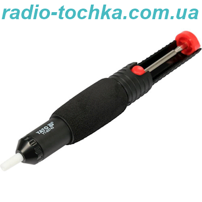 Шприц для видалення припою YATO: 206 x 21.8 мм, наконечник O= 5,8/3,1 мм зовн/внутр