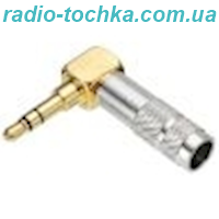 Штекер 3.5 стерео HM-081 3-pin 3.5mm кутовий