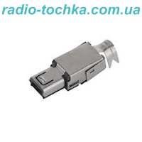 Штекер miniUSB на кабель 4pin USB-04-MC