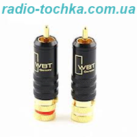 Штекер RCA WBT-0144 метал GOLD