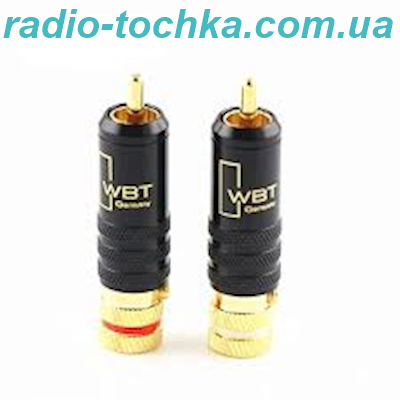 Штекер RCA WBT-0144 метал GOLD