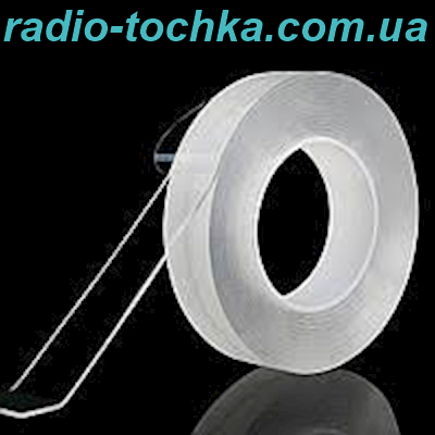 Скотч 2-x сторонній 10мм x 10м прозорий
