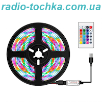 Стрічка RGB 5V USB Power Bank 3м