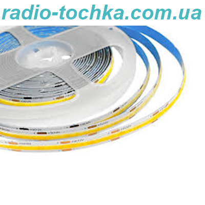 Стрічка світлодіодна біла 6500K COB 320 шт./м 1A 12W 12V