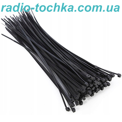 Стяжка 400x4.8 черная (100 шт.)