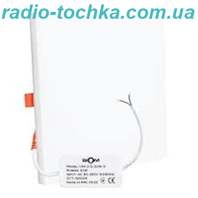 Світильник світлодіодний Biom UNI-2-S32W-5 32W квадратний 5000К