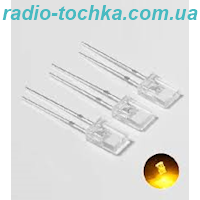 Світлодіод білий 2x5х7мм прямокутний прозорий