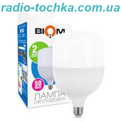 Світлодіодна лампа Biom HP-50-6 T120 50W E27 6500К