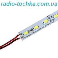 Свiтлодiодна лiнiйка 24V 5630-72 led W 24W 6500K, IP20 бiлий зi скотчем