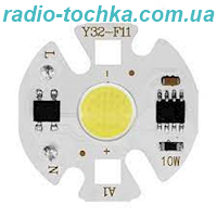 Світлодіодний модуль COB LED 10 W AC220 V 32 mm