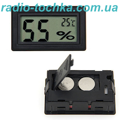 Термометр (t -50*+100*) + измеритель влажности (10% - 99%)