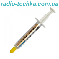 Термопаста Heatsink Compound HY610 (провід. < 3,2W/м*К) у шприці 3мл бронзова