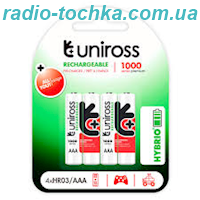 Uniross 1000mAh 1.2V AAA акумулятор