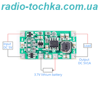 UPS Модуль безперебійного живлення 5V 1A, заряджання 18650 4.2V 3А