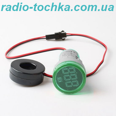 Ваттметр щитовий AD16-22BKW Green AC220V/26kW