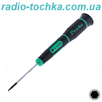 Викрутка прецизійна шестигранна ProsKit SD-081-H3