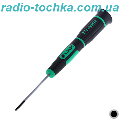 Викрутка прецизійна шестигранна ProsKit SD-081-H4