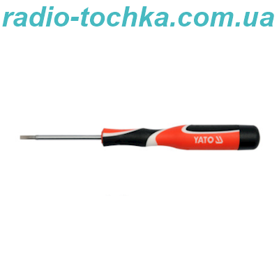 Викрутка прецизійна шліц 1.4mm, L=50mm YATO