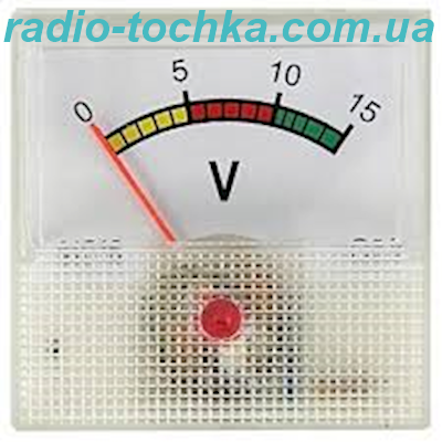 Вольтметр стрілочний шкала 0-15V DC