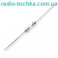 Запобіжник скляний з виводами (міні) 2А 250V