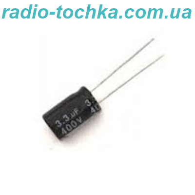 3.3uF 400V конденсатор електролітичний HE 105*