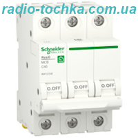 Автоматичний вимикач 6kA 3P 40A C, Resi9 Schneider Electric R9F12340