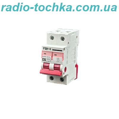 Автоматичний вимикач Right Hausen 2P C 16A HN-401023