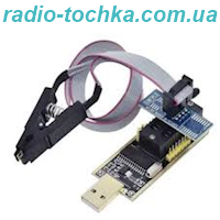 Багатофункціональний USB-програматор CH341A + кліпса для програмування SO-8 внутрішньоплатно