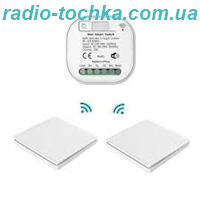 Бездротовий вимикач світла 1 Receiver 2 Swittch Tuya Smart WiFi Switch RF 433MHz Smart Life A