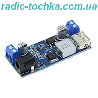 DC/DC пониж. (XY3606) in 9-36V out 5V 5A (5.5/2.5, USB)