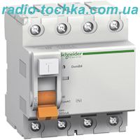 Диференційне реле Schneider Electric ВД63 25 A 30 мА 4P