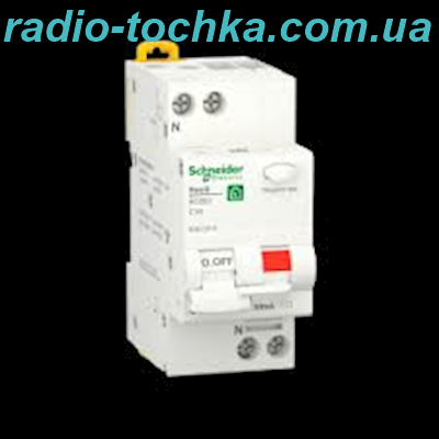 Диференційний автомат 6kA 1M 1P+N 16A C 30mA А, Resi9 Schneider Electric