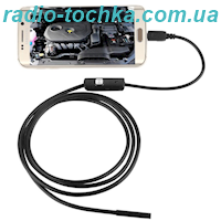 Ендоскоп - Android IP67, d=5,5mm, 0,3Mpix, 6LED, uUSB, USB, 5м
